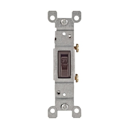 Leviton Leviton 15 amps Toggle Switch Brown 1 pk 01451-0CP